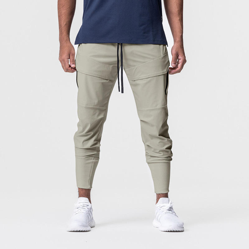 Custom Quick Dry Cargo Pants Sport Pants Cargo Pants Fitness Trousers Dropshipping Spring and Autumn Mens Streetwear