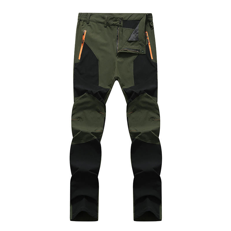 New Outdoor Elastic Men's Windproof Waterproof Pants Dropshipping High Quality Zip Off Cargo Pants