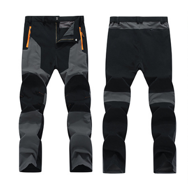 New Outdoor Elastic Men's Windproof Waterproof Pants Dropshipping High Quality Zip Off Cargo Pants