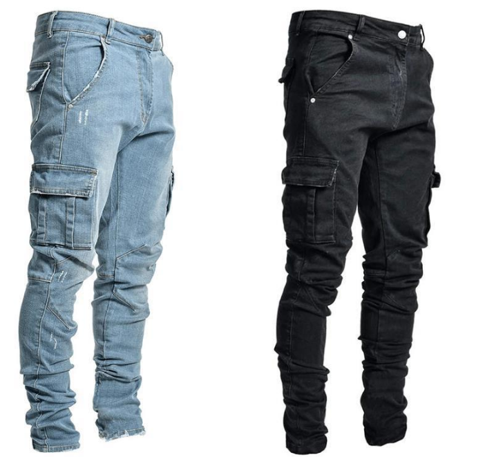 Hot Selling Slim Comfortable Stylish Pants for Men Dropshipping Wholesale Custom Men's Baggy Slim Fit Skinny Jeans