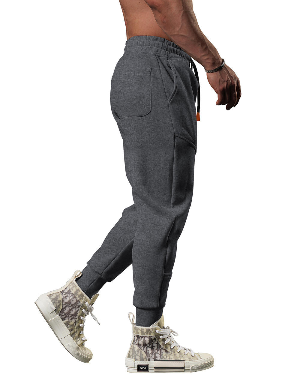 High-Quality Running Pants With Drawstring Dropshipping Oversized Gym Jogger Pants for Men