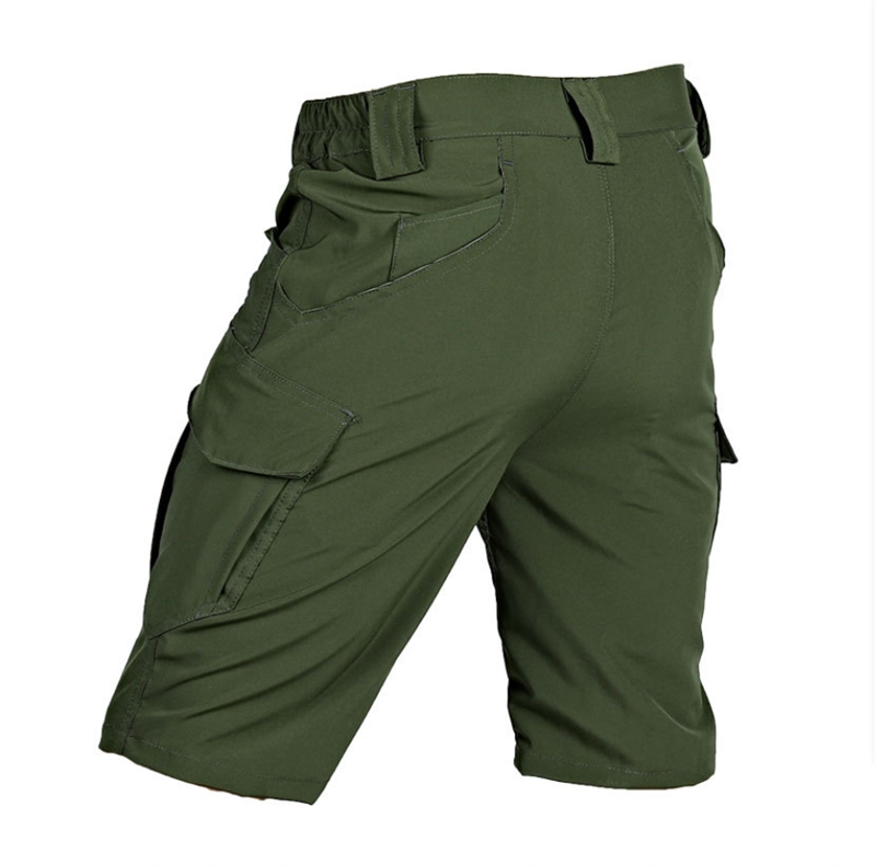Cargo Shorts Capri Pants Comfy Workout Cotton Beach Shorts Jogging Shorts Length Trousers Multi Pocket Zipper Casual Pants