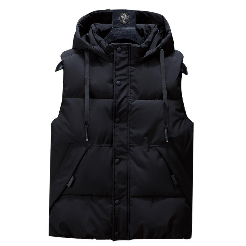 Wholesale Breathable Casual Outdoor High Quality Custom Slim Hot Sale Removable Vest Style Men's Winter Sleeveless Bubble Vest