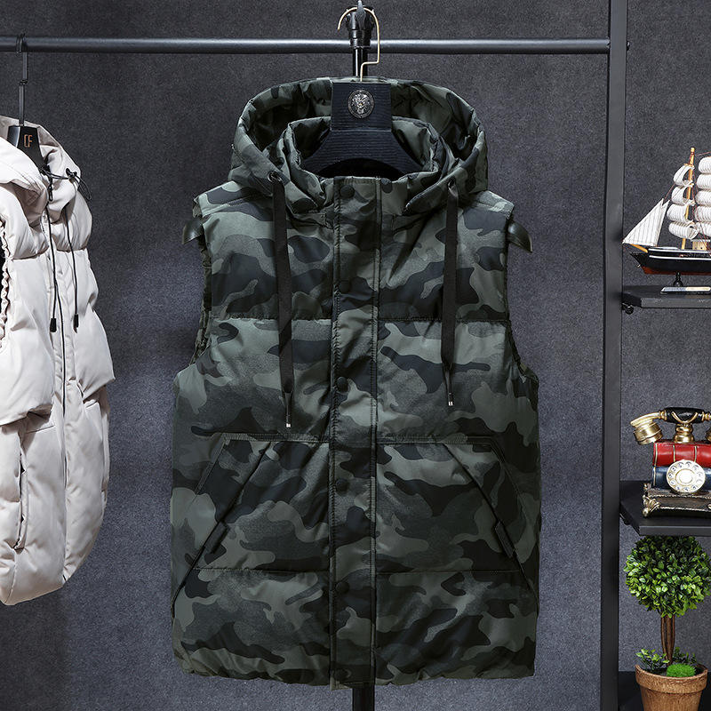 Wholesale Breathable Casual Outdoor High Quality Custom Slim Hot Sale Removable Vest Style Men's Winter Sleeveless Bubble Vest