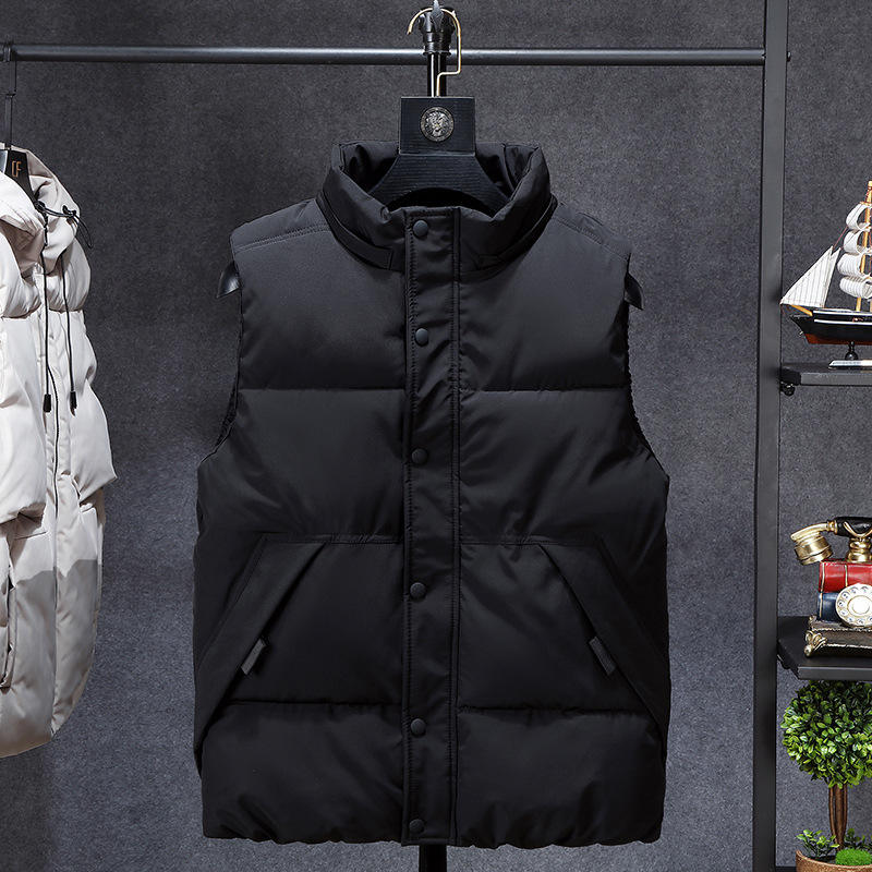 Wholesale Breathable Casual Outdoor High Quality Custom Slim Hot Sale Removable Vest Style Men's Winter Sleeveless Bubble Vest