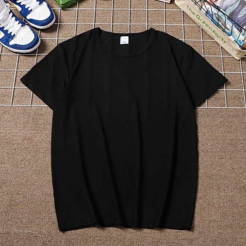 200gsm White T Shirts Custom Printing Sublimation T Shirts Custom Tshirts Men Black T Shirt Manufacturer Men's T-shirts for Men
