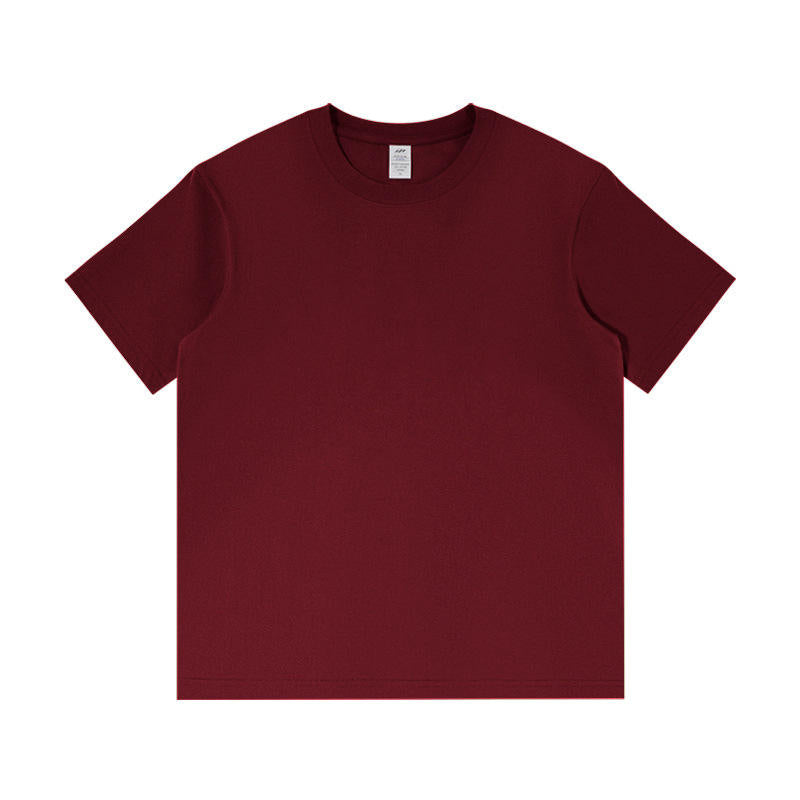 High Quality 100% Cotton 300GSM T-shirt Breathable Lightweight Men and Women Alike Printed Knitted Customized T-shirt