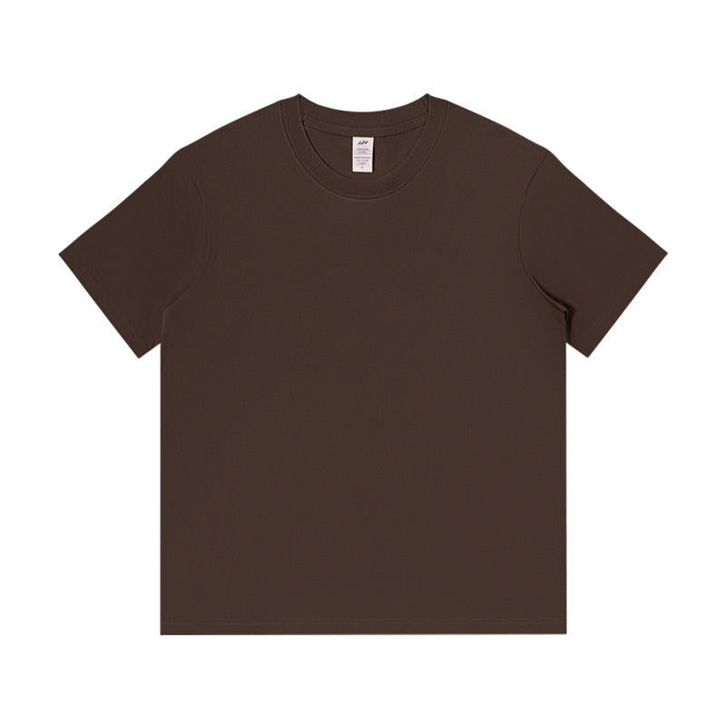 High Quality 100% Cotton 300GSM T-shirt Breathable Lightweight Men and Women Alike Printed Knitted Customized T-shirt