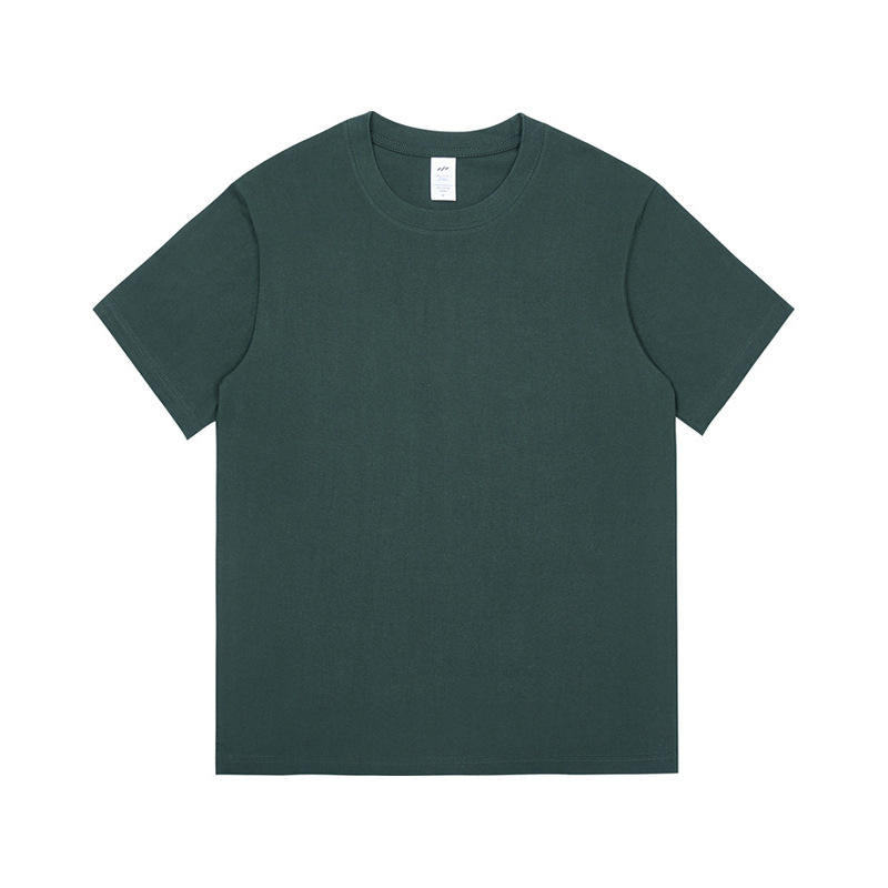 300GSM High Quality Blank Unisex Crop Tshirt Men Oversized Custom Black t Shirt Cotton Heavyweight Drop Shoulder O-neck t Shirt