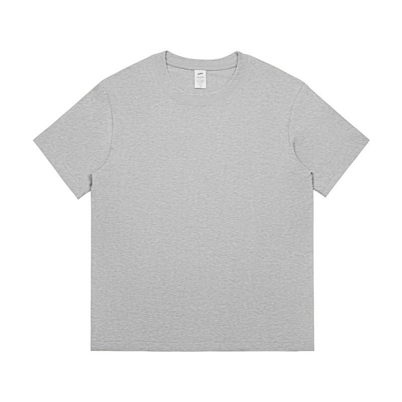 300GSM High Quality Blank Unisex Crop Tshirt Men Oversized Custom Black t Shirt Cotton Heavyweight Drop Shoulder O-neck t Shirt