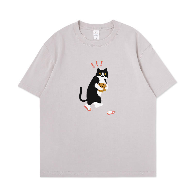 Breathable Luxury Drop Shoulder Men's Mock Neck T-Shirt Plus Size Washed Technique Summer t Shirt