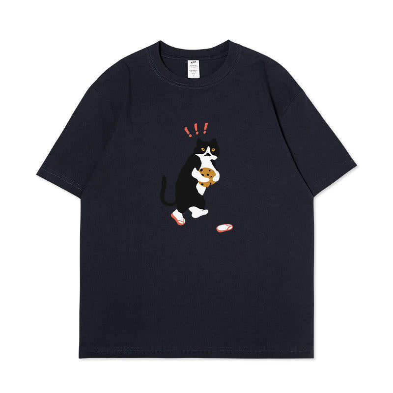 Breathable Luxury Drop Shoulder Men's Mock Neck T-Shirt Plus Size Washed Technique Summer t Shirt