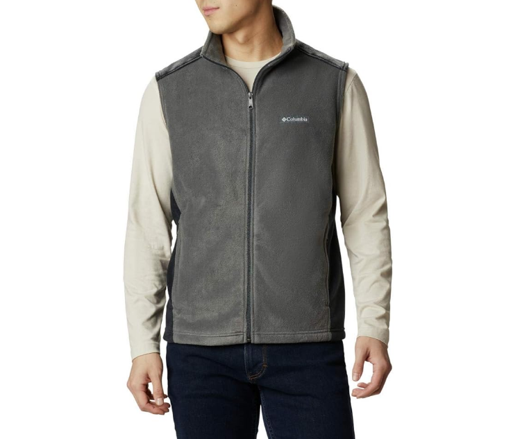 Men Hunting Vest Shell 100% Polar Fleece Fabric Vest for Man Dropshipping Zipper Closing Front Pockets Collar Vest