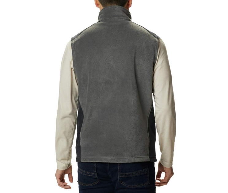 Men Hunting Vest Shell 100% Polar Fleece Fabric Vest for Man Dropshipping Zipper Closing Front Pockets Collar Vest