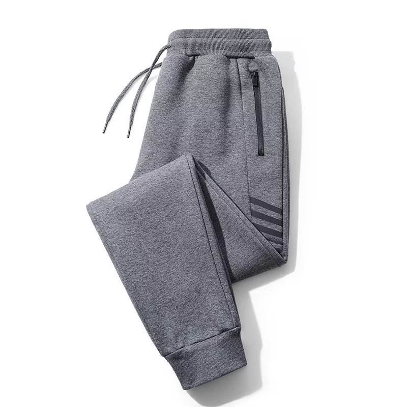 Factory Price Men's Sportswear Casual Sweatpants Dropshipping High Quality 280gsm Solid Color Warm Trousers