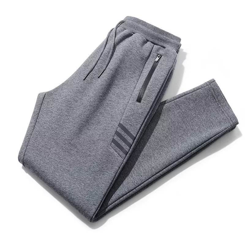 Factory Price Men's Sportswear Casual Sweatpants Dropshipping High Quality 280gsm Solid Color Warm Trousers