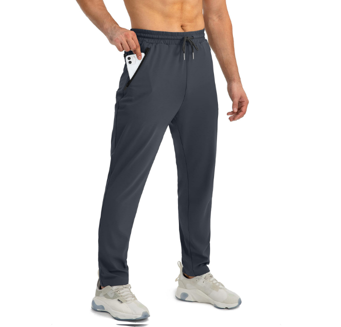 OEMODM Custom logo Quick-Drying Breathable Men's Sports Pants New Men Casual Sports High Waist Pants