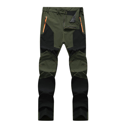 New Outdoor Elastic Men's Windproof Waterproof Pants Dropshipping High Quality Zip Off Cargo Pants
