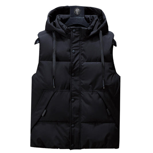 Wholesale Breathable Casual Outdoor High Quality Custom Slim Hot Sale Removable Vest Style Men's Winter Sleeveless Bubble Vest